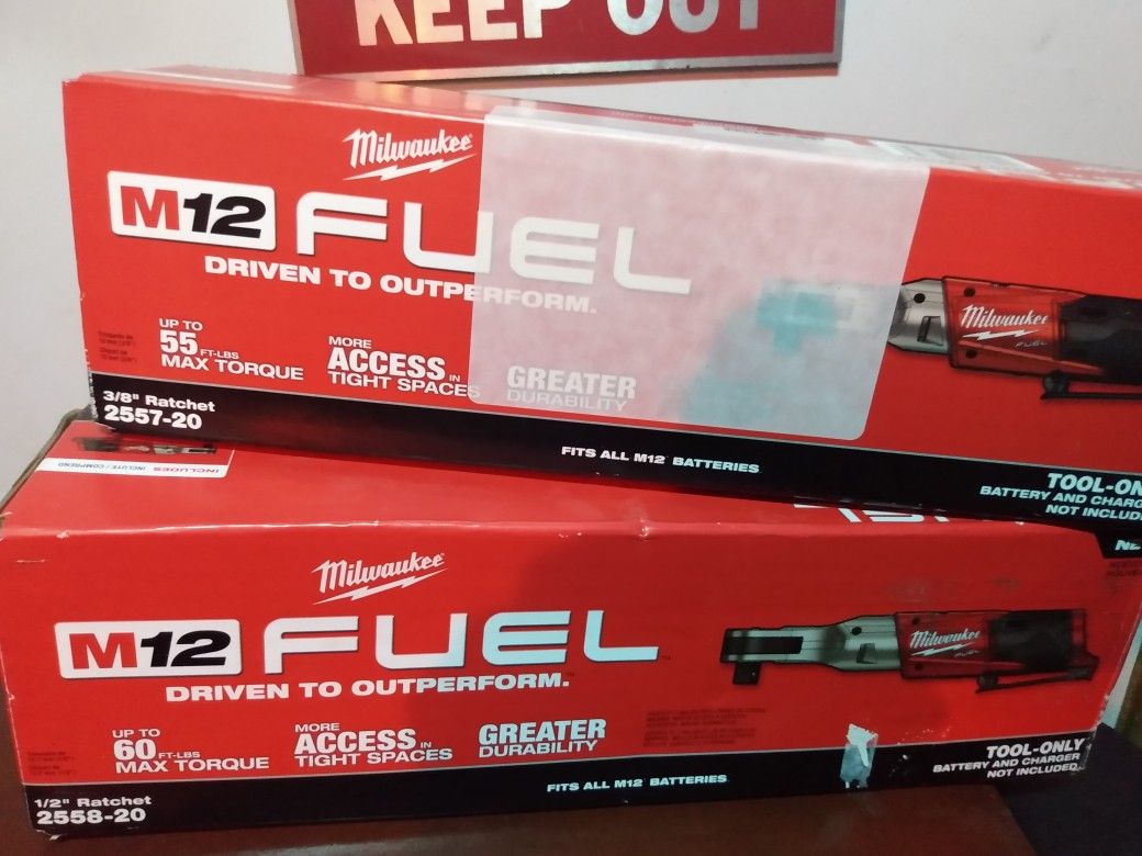 New M12 ⅜ fuel ratchet