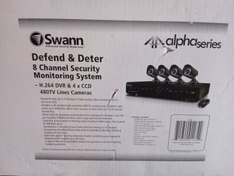 Swan Defend and Deter 4 camera monitoring system
