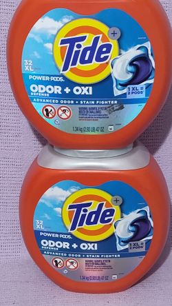 Tide power pods dé 32 cápsulas XL