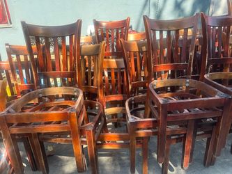 100 silllas en venta color negro o cafe oscuro retapizadas al gusto del c color