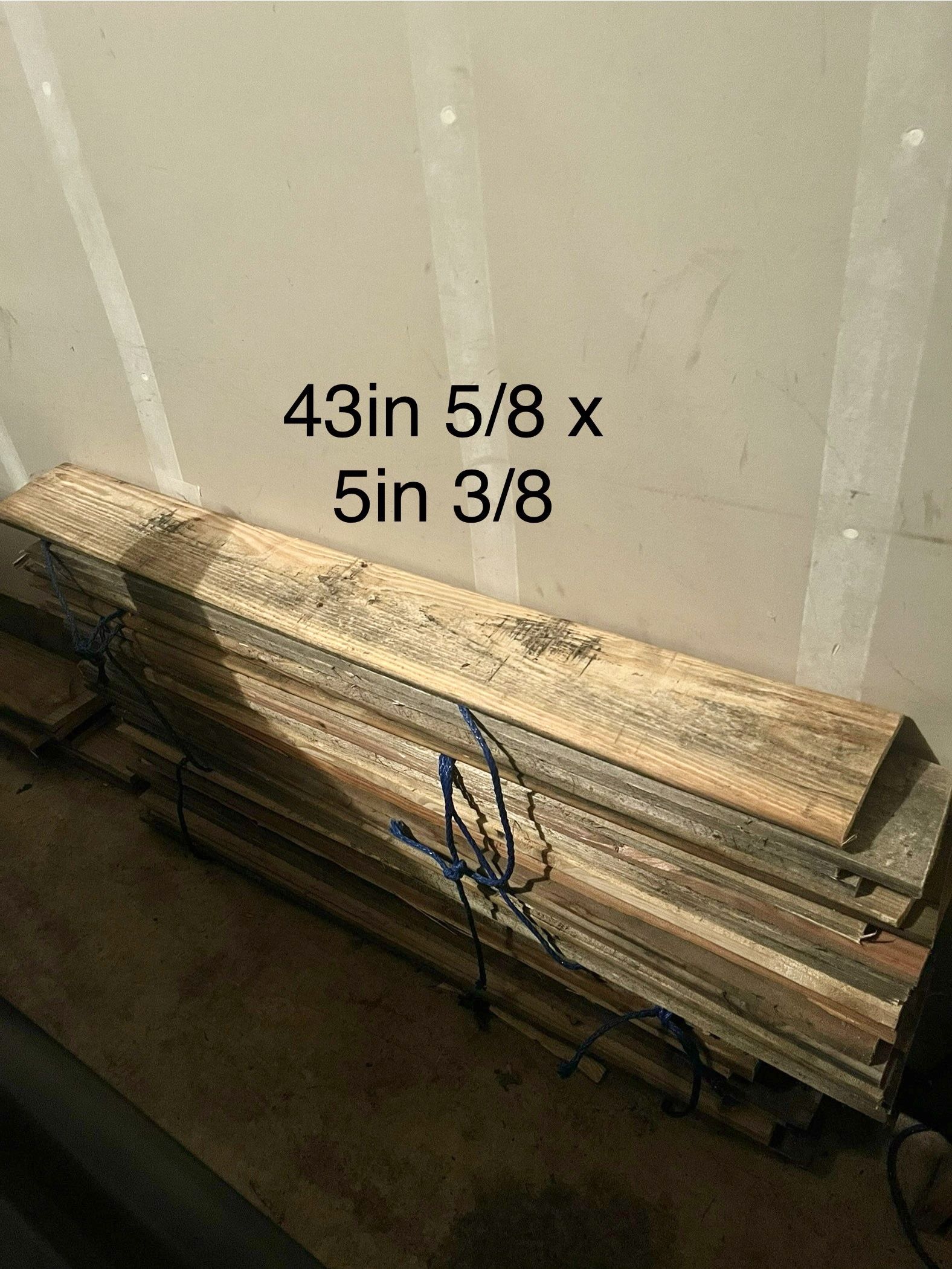 Slats of "wood"