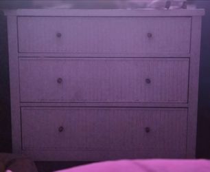 White 3 Drawer