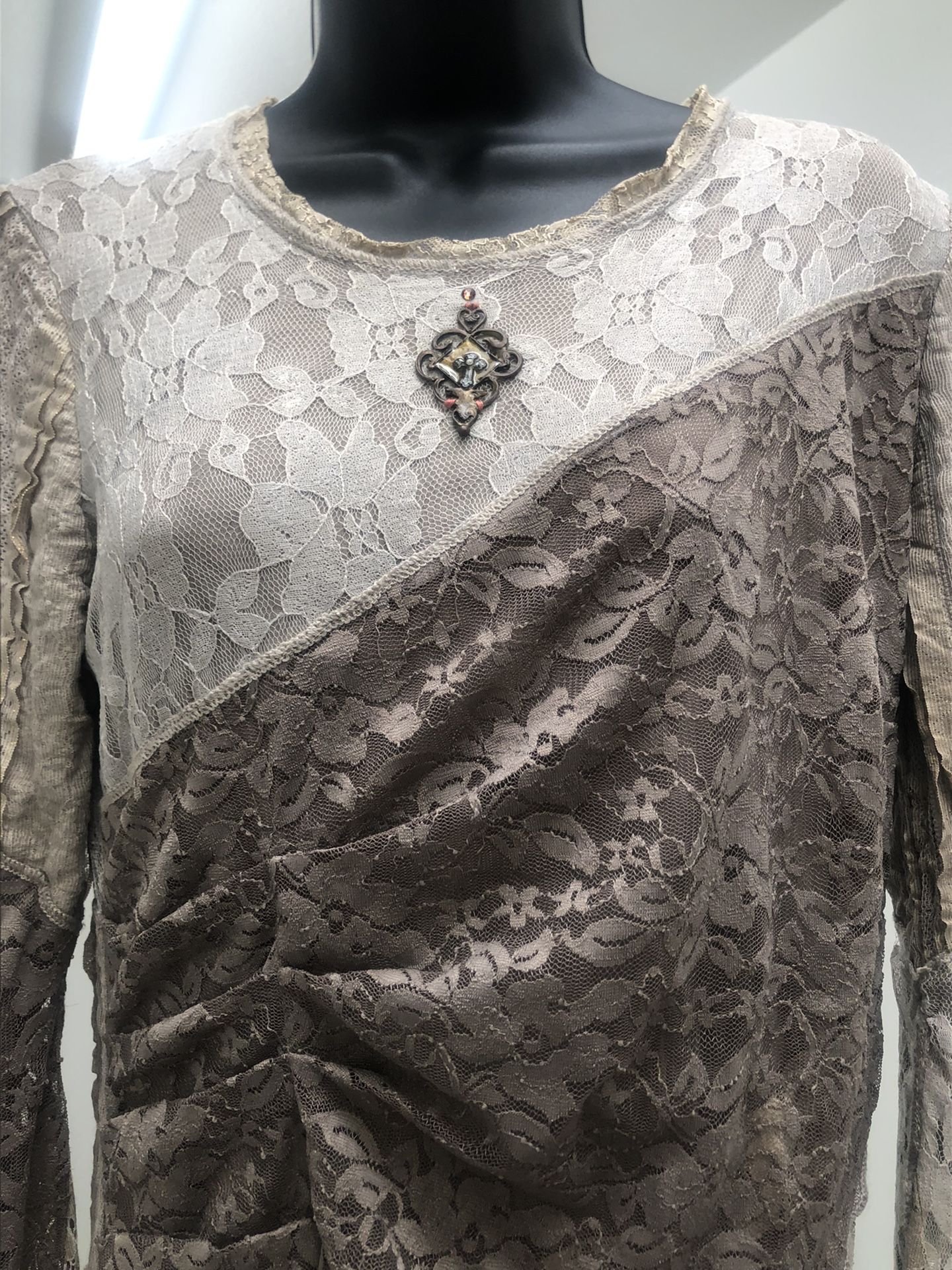 Italian Designer Unique Layered Dress