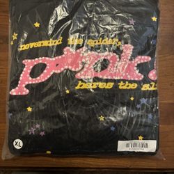 Sp5der P*nk Hoodie 'Black'