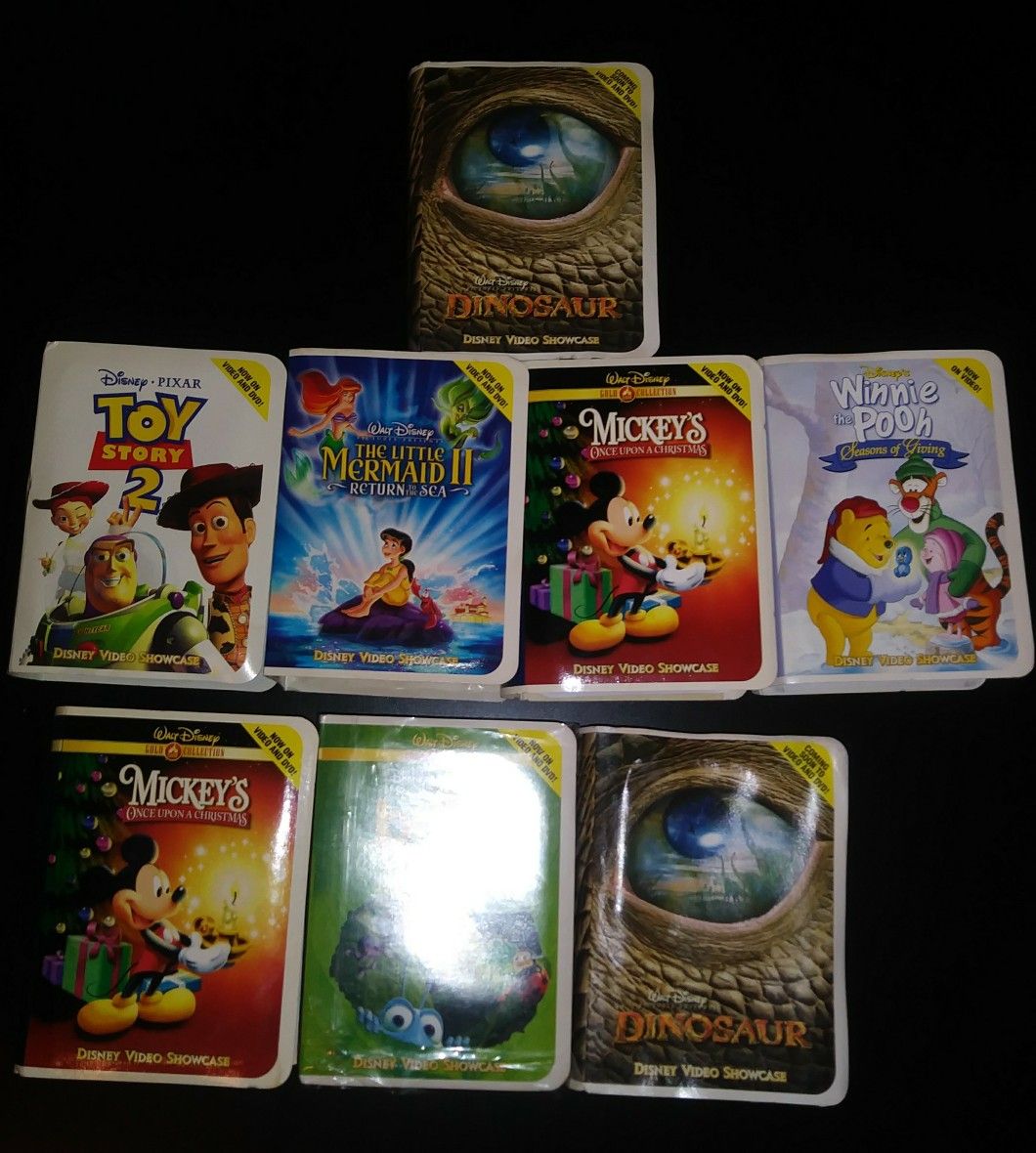McDonald's 2000 Disney VHS Toys