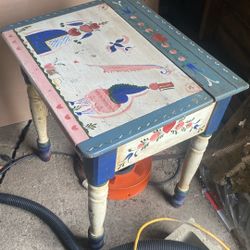 Vintage Japanese School Desk