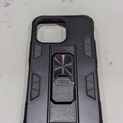 iPhone 13 Pro 6.1" Black Kickstand Case