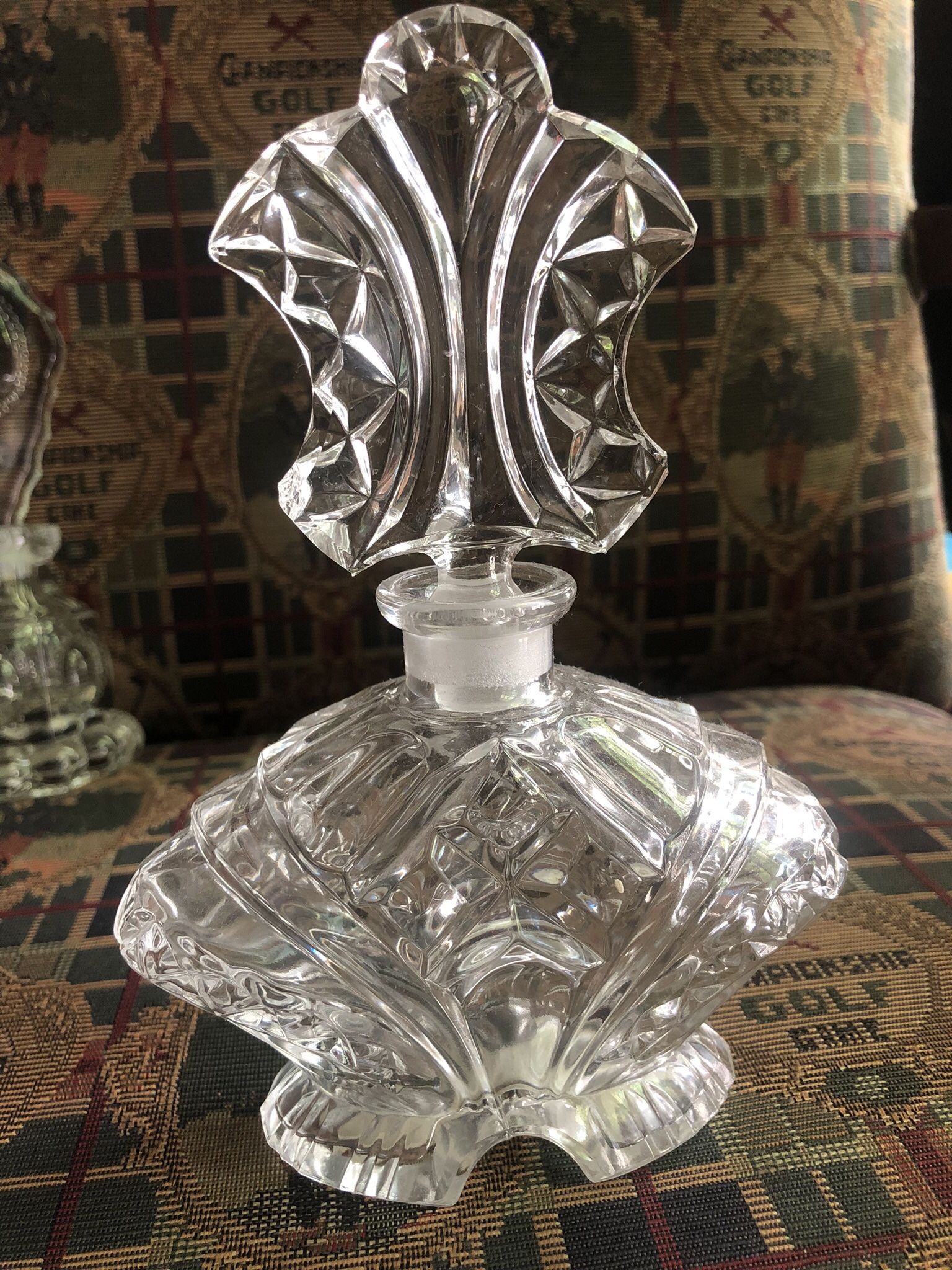 Japanese Crystal Perfume Bottle