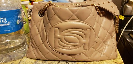 Bebe Pinkish/ Beige Purse