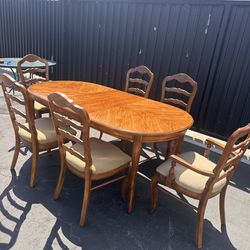 9 pc French Provincial Dining Set