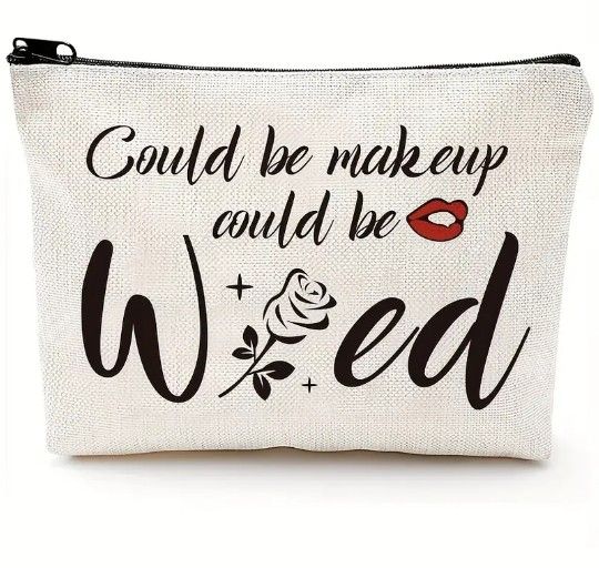 Humorous Rose Make-up Bag