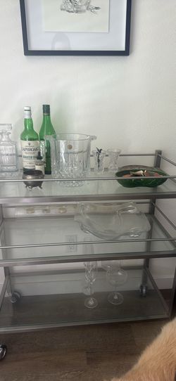 Room and board bar cart