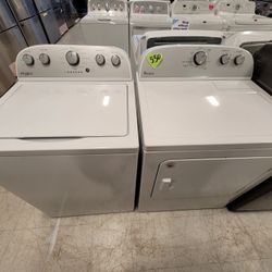 Top Load Washer And Electric Dryer Set Used In Good Condition With 90days Warranty  From $550 Up To $699