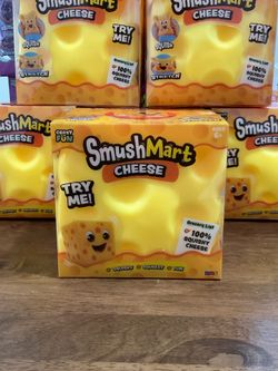 100% Authentic RMS Crazy Fun Smush Mart Cheese Squishy