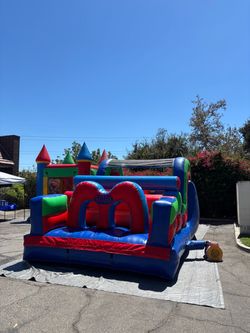 Inflatable Bounce House Obstacle Course