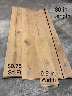 8mm Cavalry Oak laminate flooring $0.75 sq.ft.