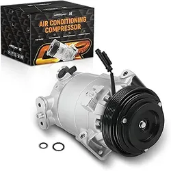 maXpeedingrods Air Conditioner AC Compressor with Clutch for Chevrolet Equinox 2016-2017, Impala 2014-2015, Malibu 2013-2016, GMC Terrain 2015-2017, B