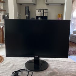 24” Acer Monitor With HDMI Port/cable 
