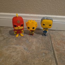 FUNKO Simpsons Atom man Moe and Lisa