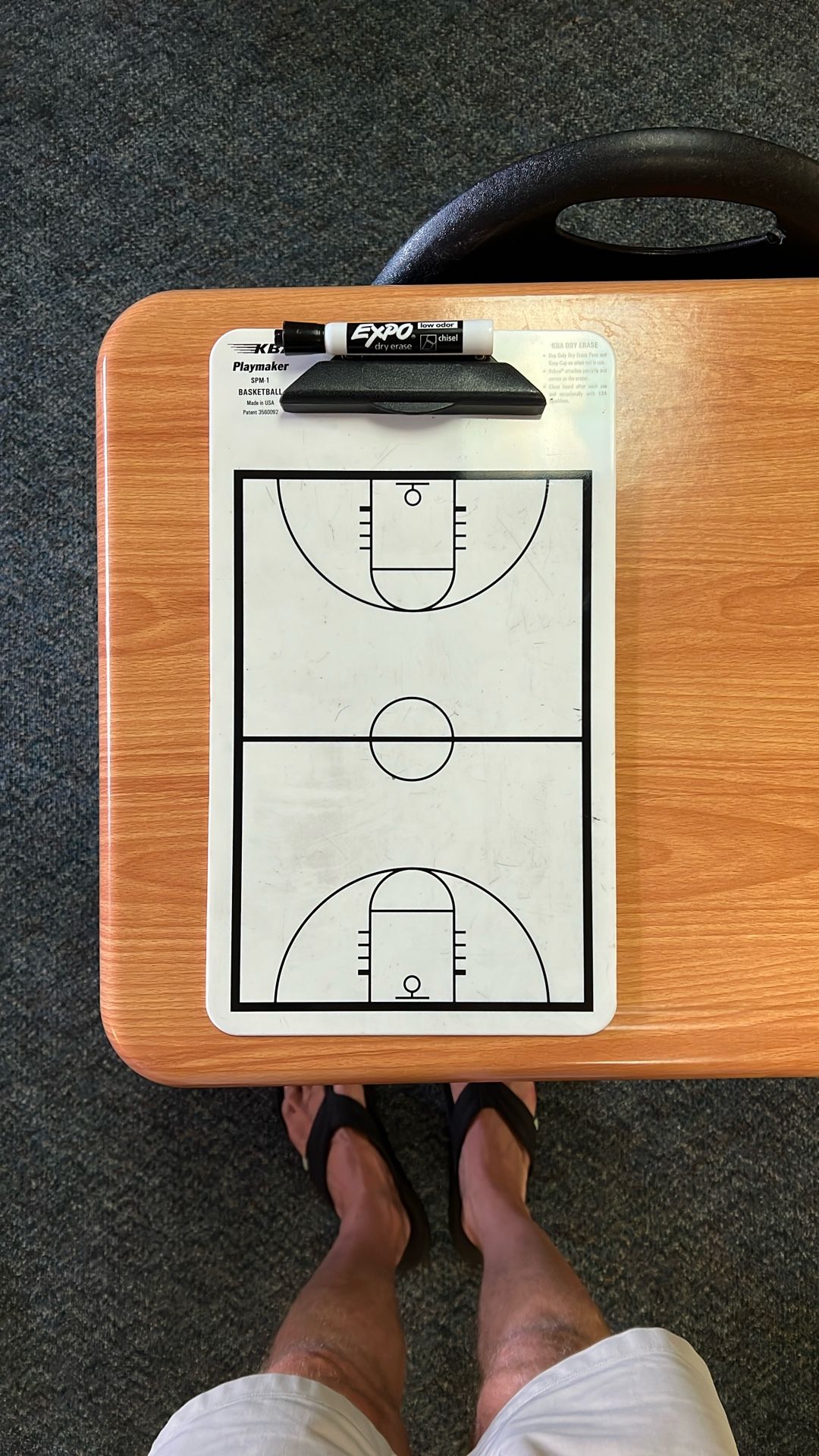 Basketball Dry Erase Board