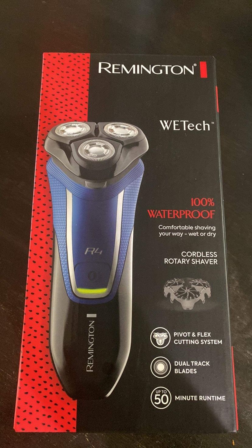 Remington PR1340 Power Series R4 Rotary Cordless Rechargeable Shaver w/Trimmer