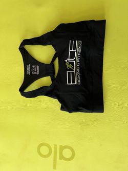 Sports bra- holds them up even while running !