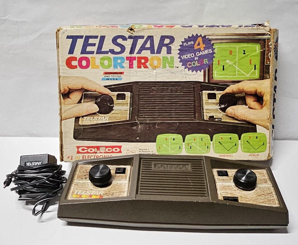 Vintage 1978 COLECO Telstar Colortron Game System Console UNTESTED/FOR PARTS