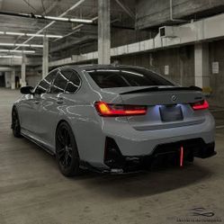 BMW M340 Rear Diffuser with Light + exhaust tips