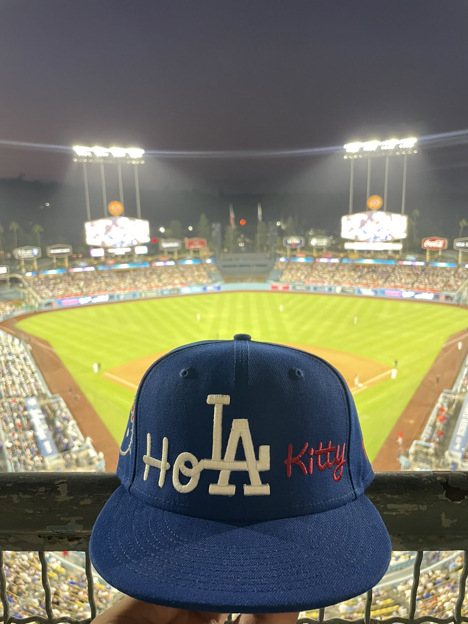 Hola Kitty LA Dodger Hat