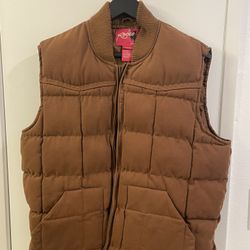 Vintage Western Padded Down Vest