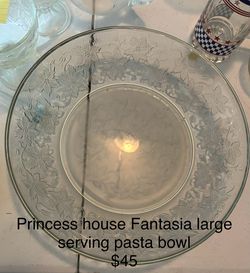 LARGE princess House Pasta Serving Bowl