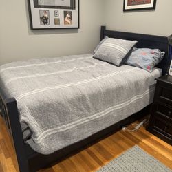 Pottery Barn Bed Frame and Trundle Bed