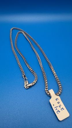 Silver Franco Link Chain Necklace