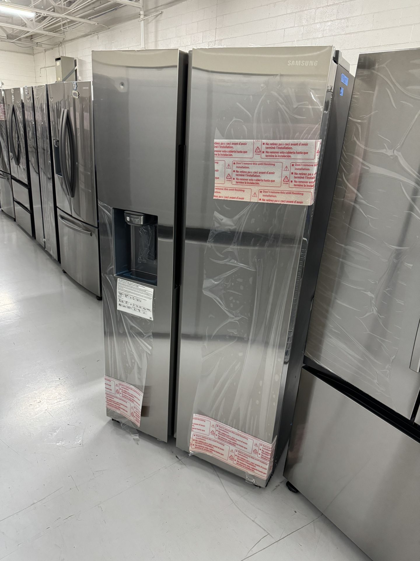 Brand new Fridge Stainless Steel 1 Year Warranty