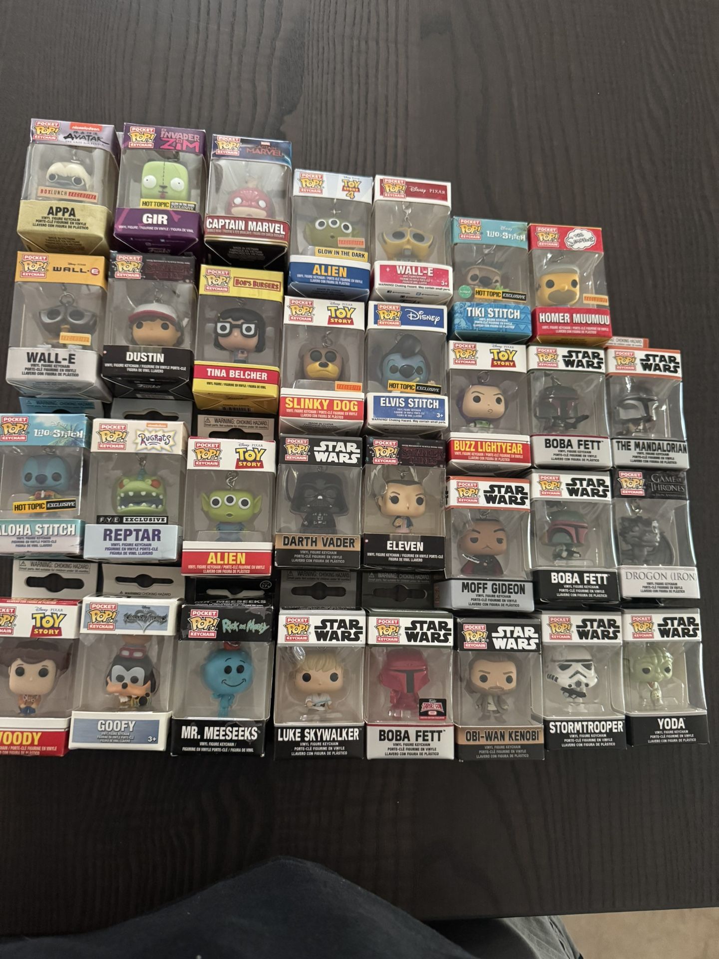 Box Up Funko Pop Key Chains All New
