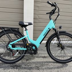 MEELOD CT100 City Cruiser 900 Watt Peak Electric Bike 60 Miles Range 