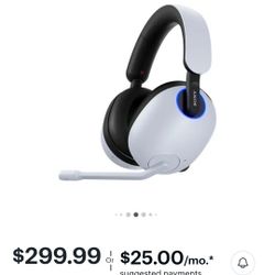 Sony WH-G900N INZONE H9 Wireless Noise Canceling Gaming Headset