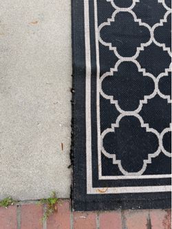 Outdoor rug 8 x 8 used