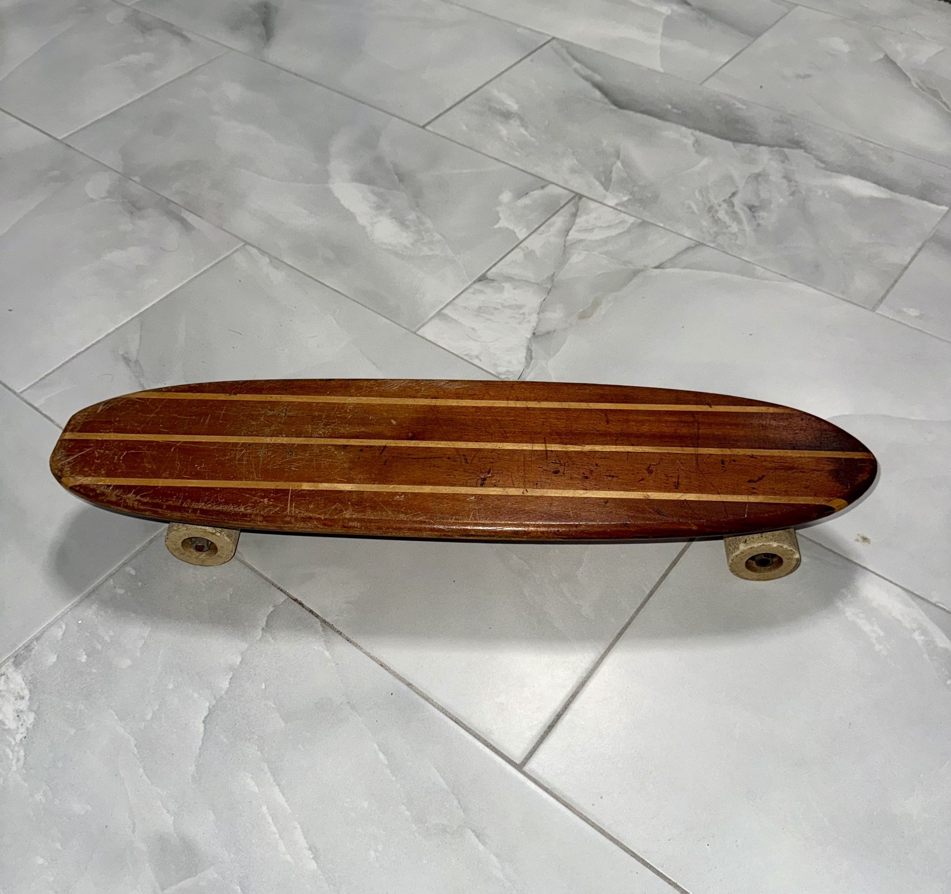 Vintage Wooden Skateboard