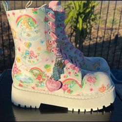 Dolls Kill carebear boots new size 7