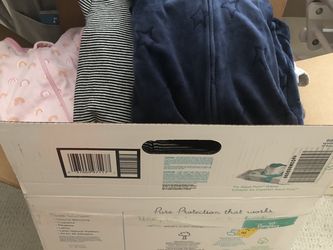 2 Huge Boxes Of Baby Girl Clothes Over 200 Items 0-3