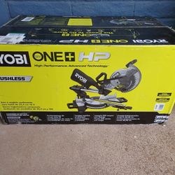 SLIDING MITER SAW 10" RYOBI 18V 