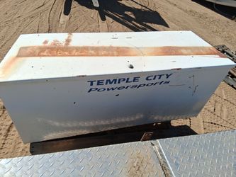 Watercraft trailer storage box