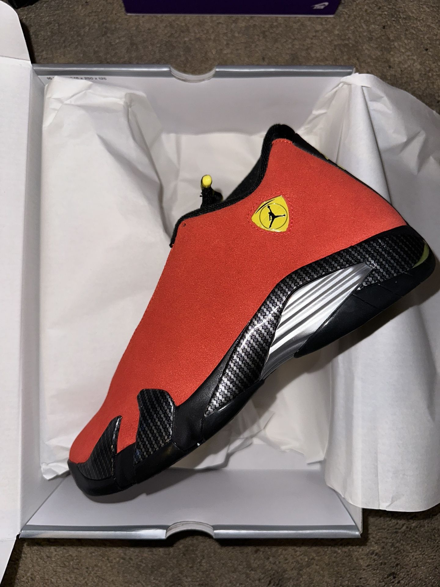 Air Jordan 14 Ferrari, Size 9, Brand New