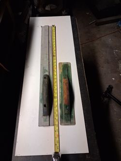 30in and 16in concrete mag float