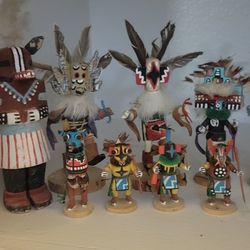 Kachina Dolls 9, Native American collection.