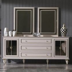 NEW DINING BUFFET WITH MIRRORS! ONLY 1 LEFT! MINAS HOME FURNITURE 