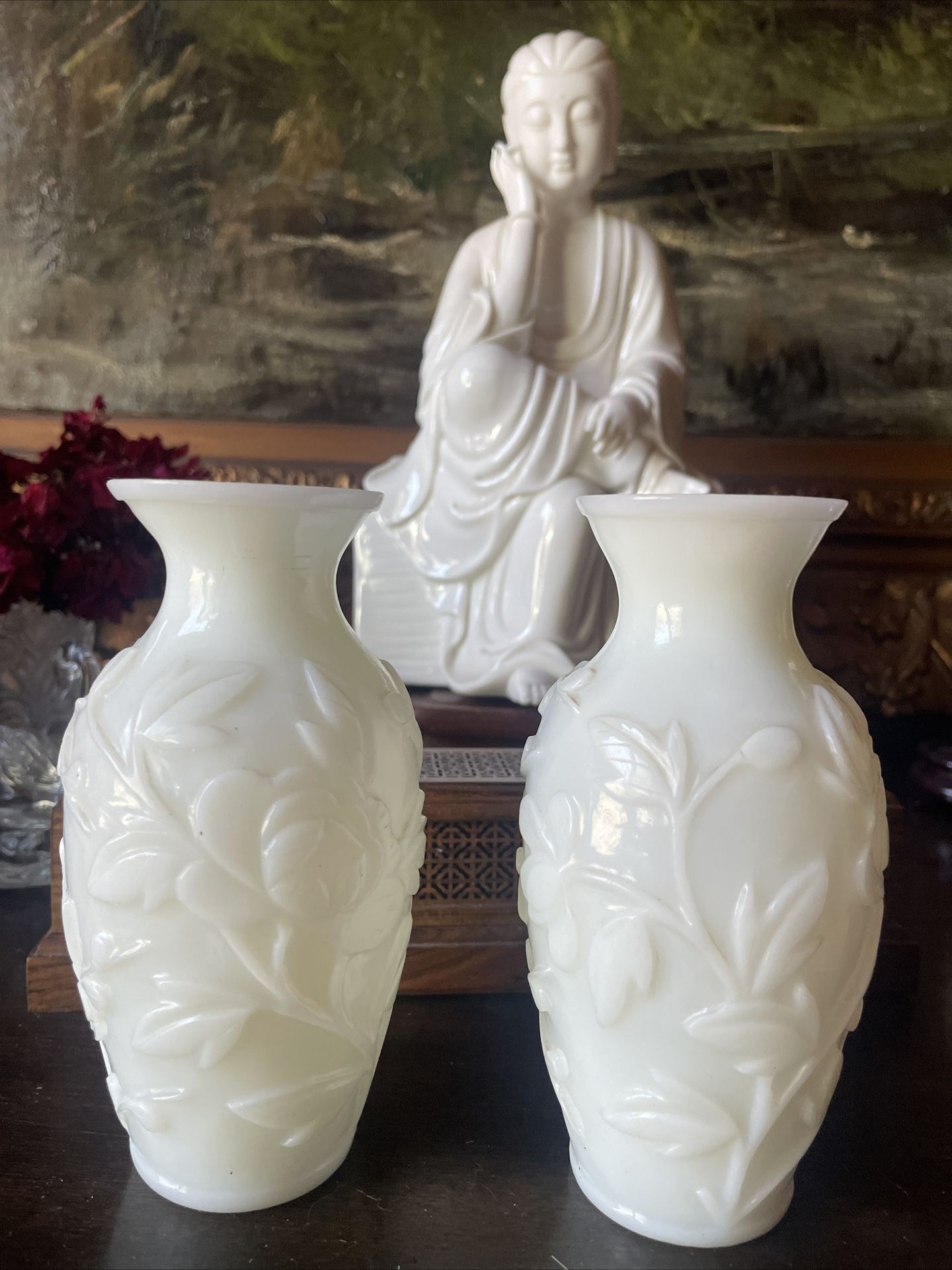 Antiques Chinese Glass Vase