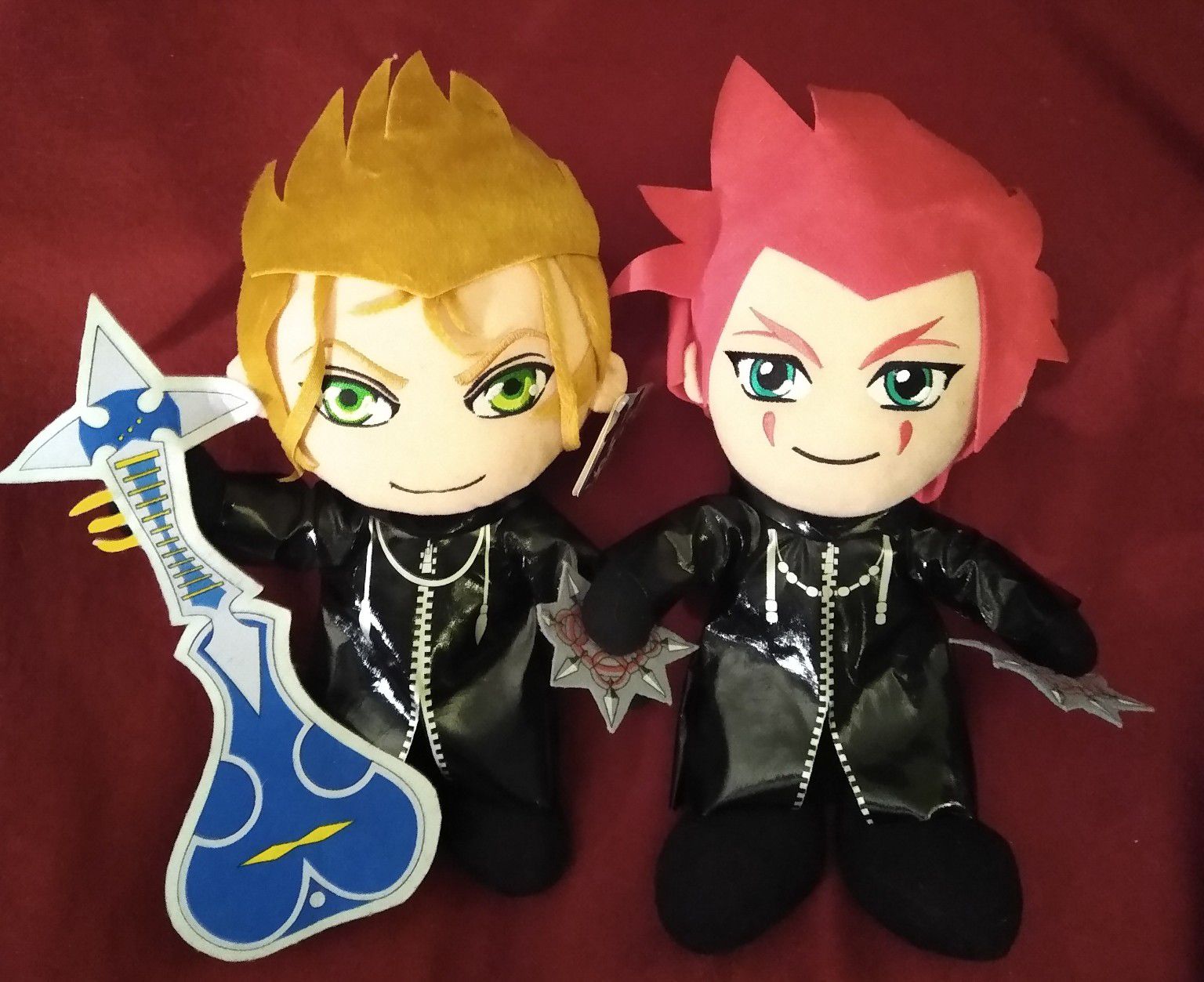 New Kingdom hearts axel and demy x plushies