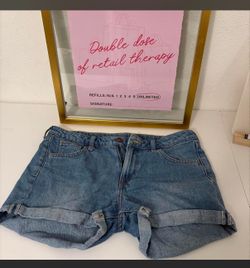 H&M denim shorts